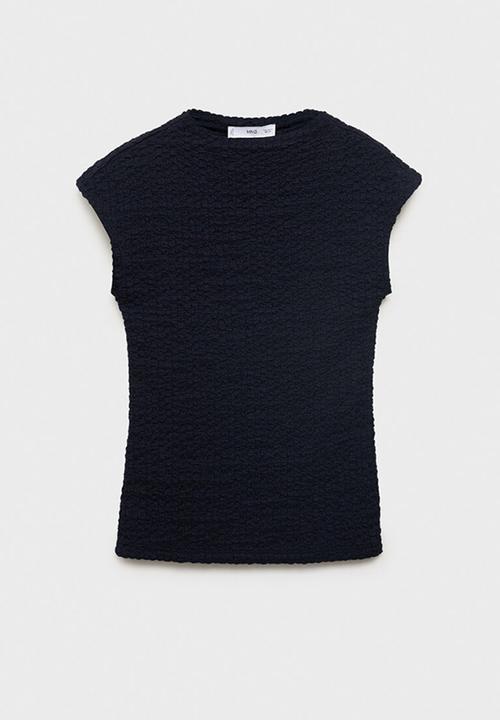 MANGO - Top turi - midnight navy