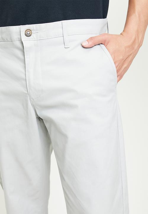 POLO - Venice essential slim leg trouser - light grey