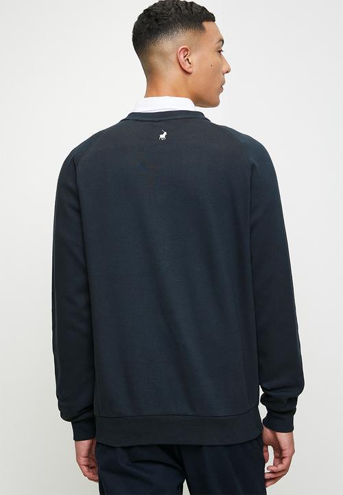 POLO - Thomas  sport ls sweat top - navy