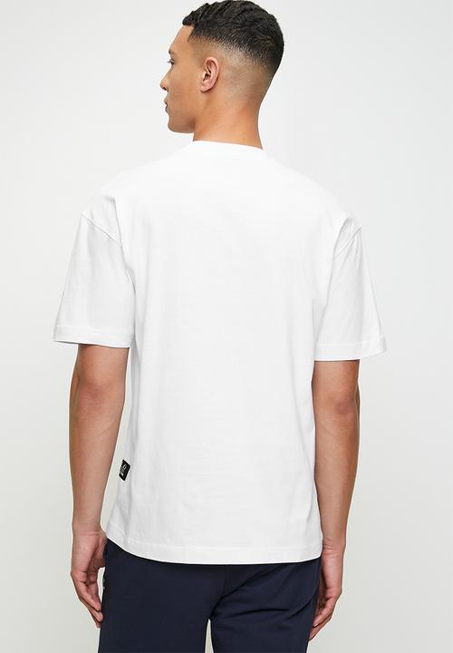 POLO - Vuyani pjc short sleeve cursive logo tee - white