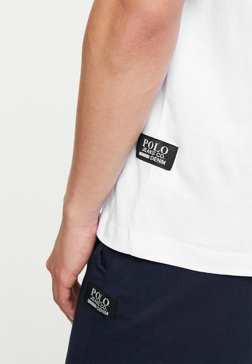 POLO - Vuyani pjc short sleeve cursive logo tee - white