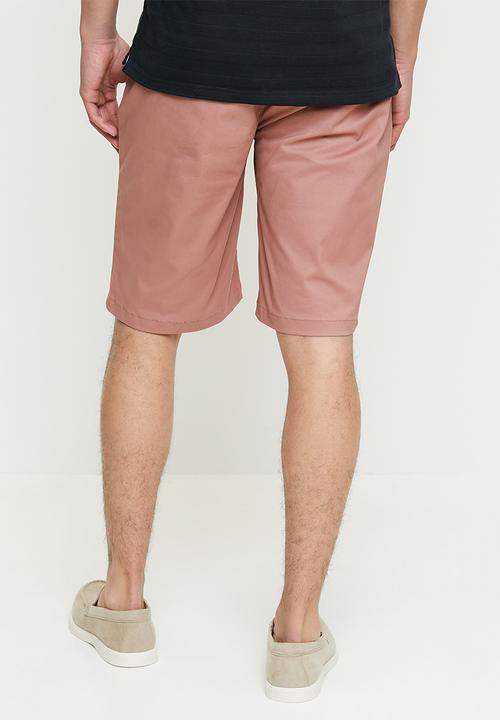 POLO - Ezra essential chino short - dark pink