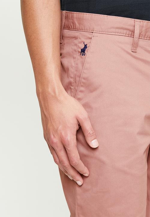 POLO - Ezra essential chino short - dark pink