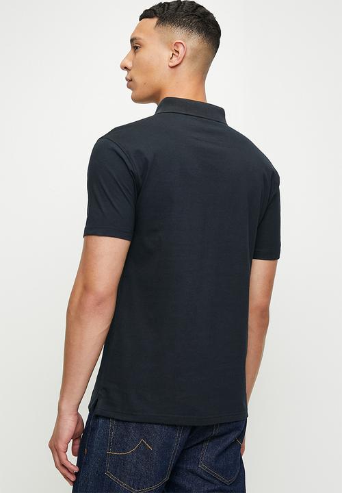 POLO - Jenson active badge short sleeve golfer - navy