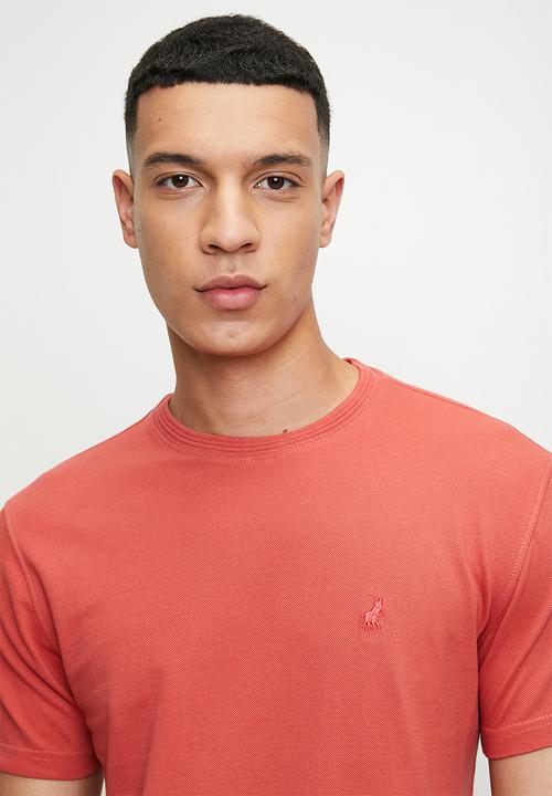 POLO - Dorian pique short sleeve T-shirt - dark pink