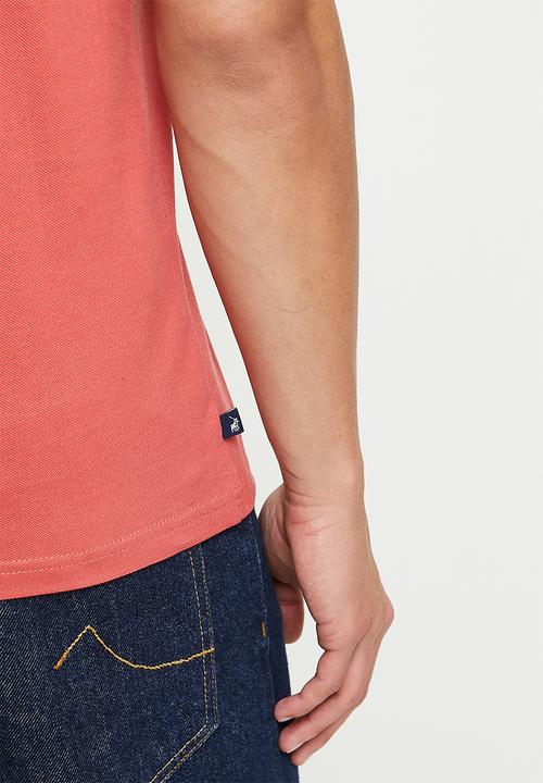 POLO - Dorian pique short sleeve T-shirt - dark pink