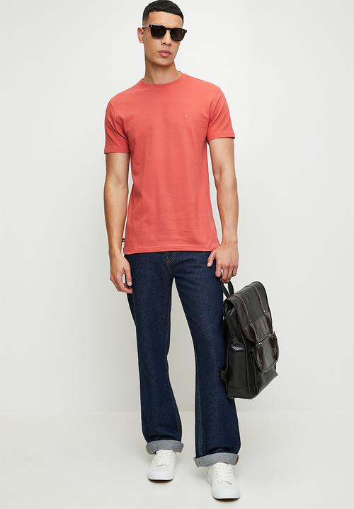 POLO - Dorian pique short sleeve T-shirt - dark pink