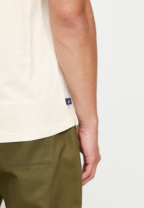 POLO - Carson colour block tipped cuff short sleeve T-shirt - neutral