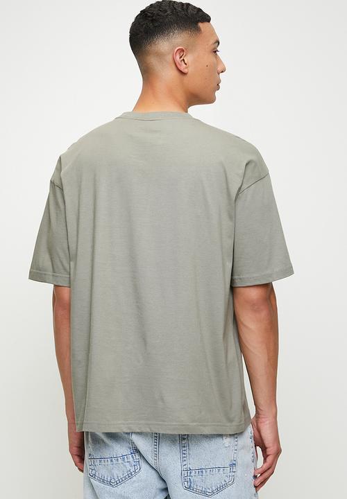 adidas Originals - LNY Box Logo Tee- Silver pebble grey