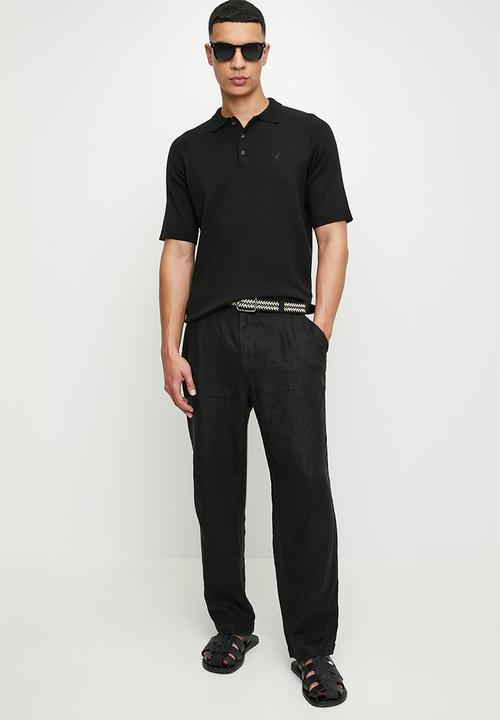 POLO - Kevin knitted golfer - black