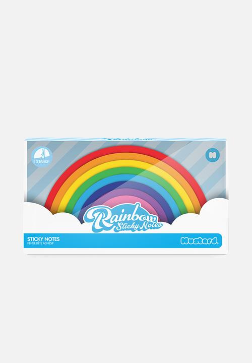 Mustard  - Rainbow sticky notes