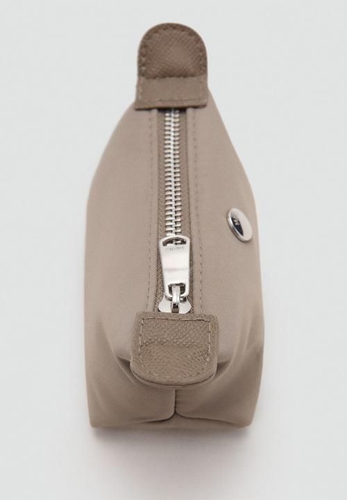 MANGO - Neceser P Nanda Cosmetic Bag - Greish Brown