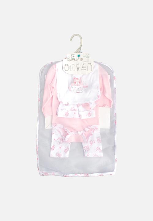 Character Group - 7 Piece gift set - pink & white