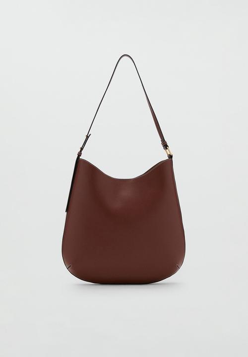 MANGO - Romeo shoulder bag - medium brown