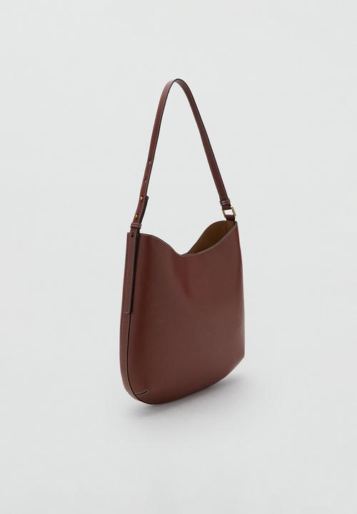 MANGO - Romeo shoulder bag - medium brown