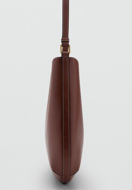 MANGO - Romeo shoulder bag - medium brown