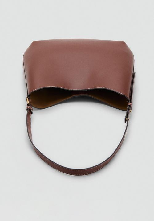 MANGO - Romeo shoulder bag - medium brown