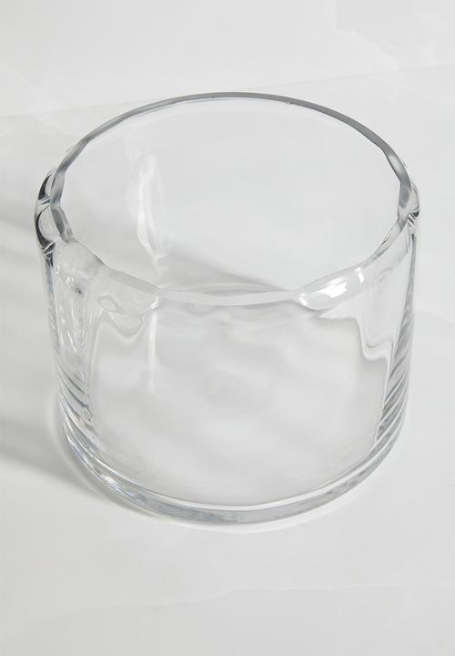 Silk By Design - Rounded cylinder glass vase