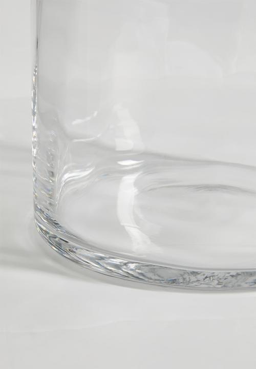 Silk By Design - Rounded cylinder glass vase