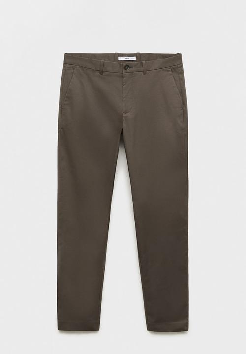 MANGO - Pantalon Dublino - Dark Brown