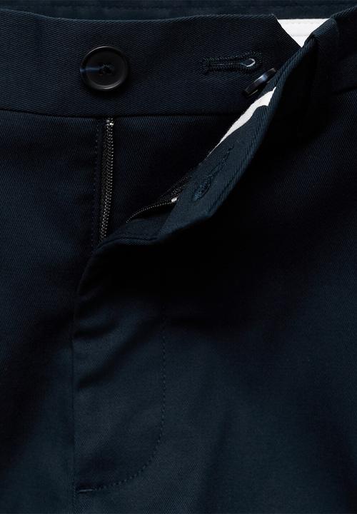 MANGO - Pantalon Dublino - Navy Blue