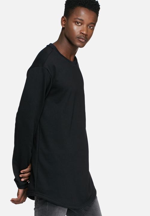basicthread - Loopback curved hem sweat