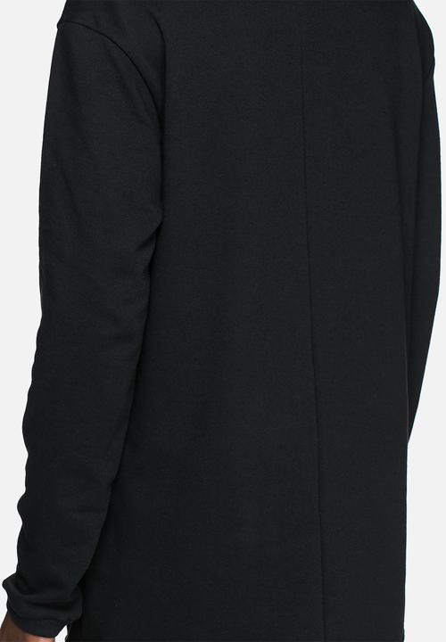 basicthread - Loopback curved hem sweat