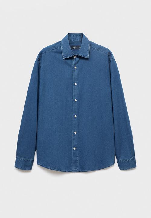 MANGO - Camisa Chambre - Denim
