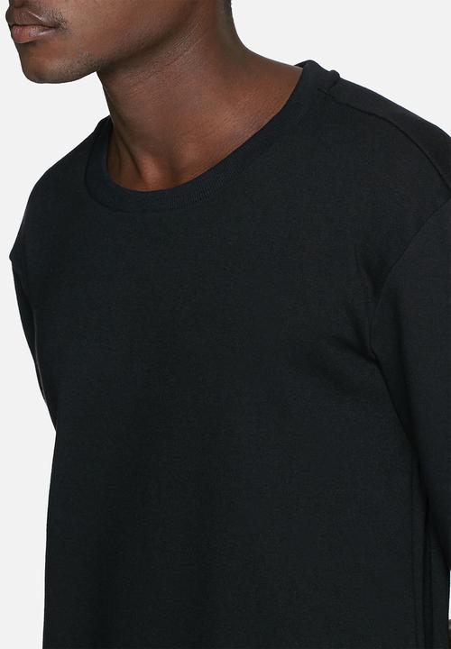basicthread - Loopback curved hem sweat