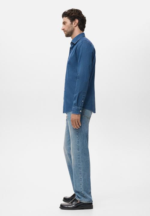 MANGO - Camisa Chambre - Denim