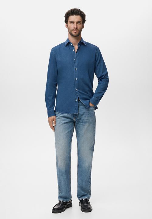 MANGO - Camisa Chambre - Denim