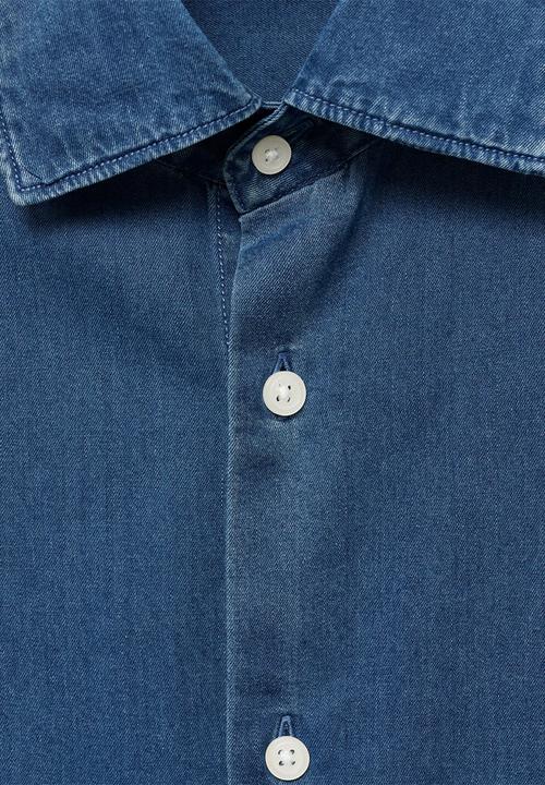 MANGO - Camisa Chambre - Denim