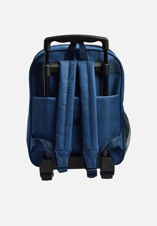 Character Group - Dino blocks trolley bag - blue & green