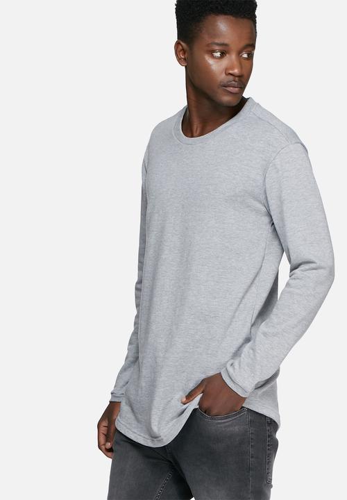 basicthread - Loopback curved hem sweat