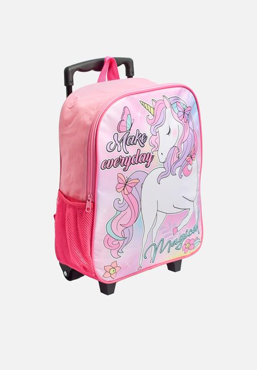Character Group - Unicorn trolley bag - pink