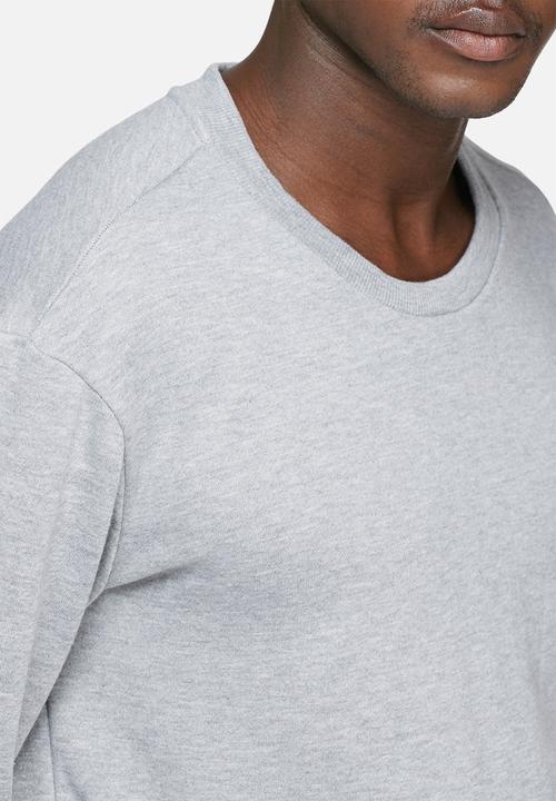 basicthread - Loopback curved hem sweat
