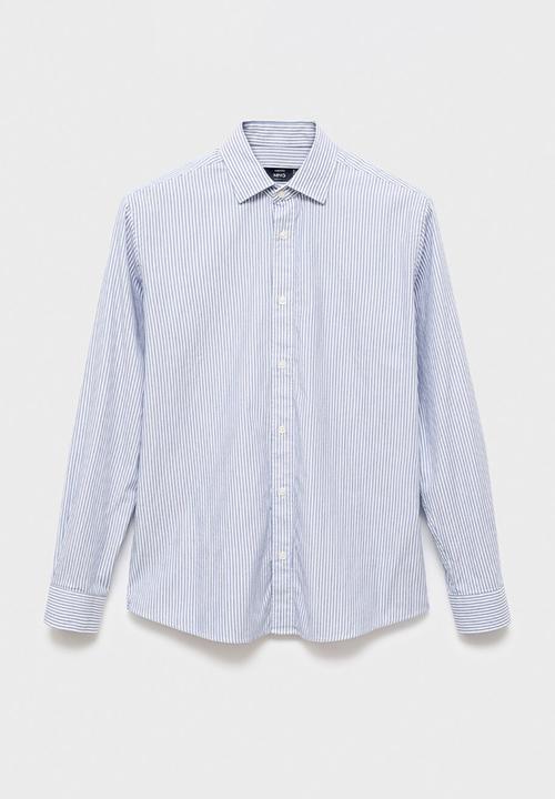 MANGO - Camisa Kodak2 - Navy & White 