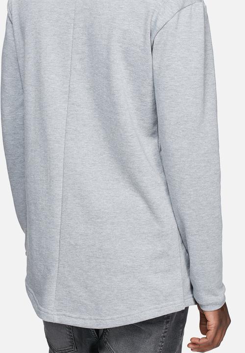 basicthread - Loopback curved hem sweat