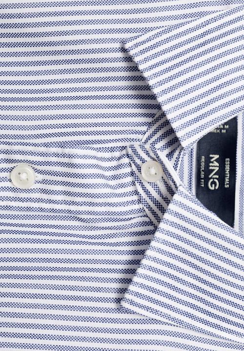 MANGO - Camisa Kodak2 - Navy & White 