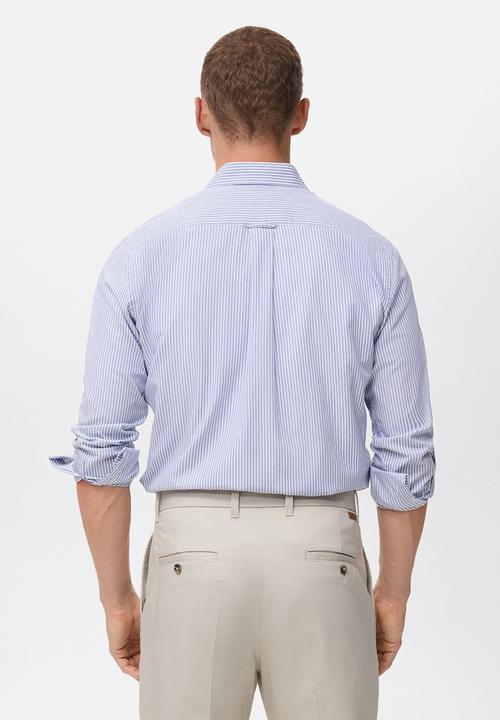 MANGO - Camisa Kodak2 - Navy & White 