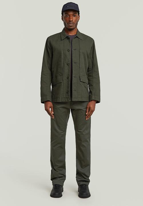 G-STAR - Mosa Straight Chino - asfalt