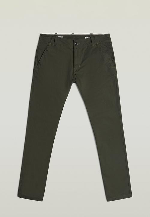 G-STAR - Mosa Straight Chino - asfalt
