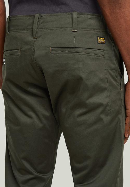G-STAR - Mosa Straight Chino - asfalt