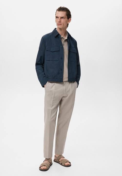 MANGO - Chaqueta Iago - Dark Blue