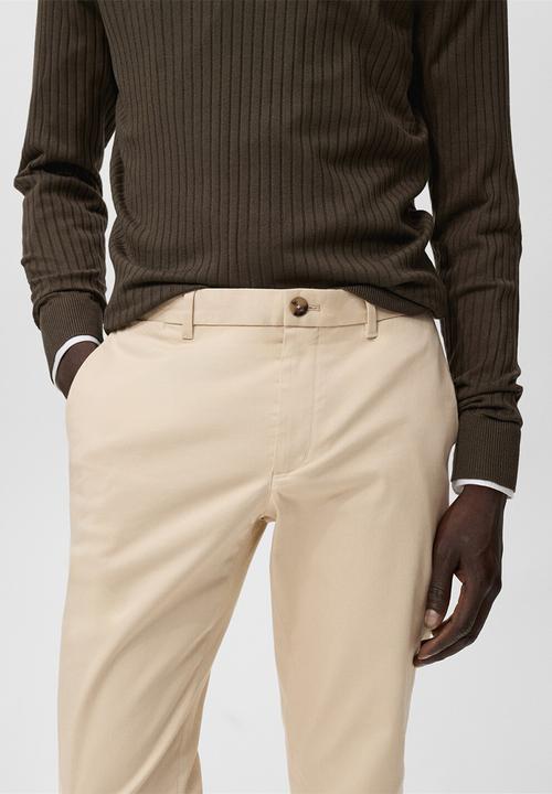 MANGO - Pantalon Barna - Light Beige