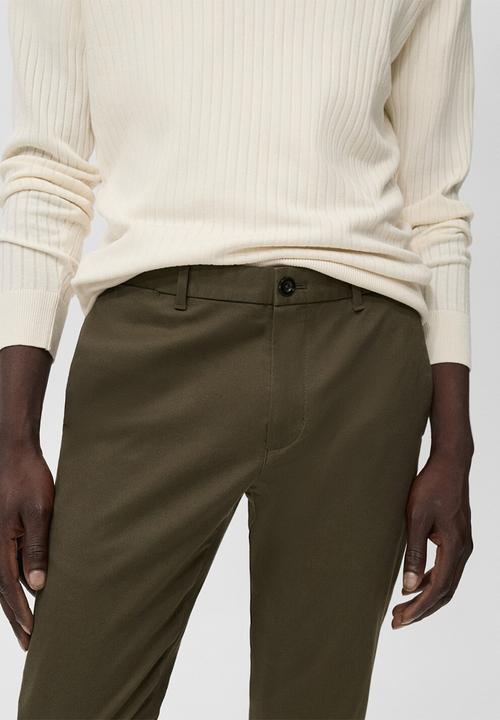 MANGO - Pantalon Barna - Khaki