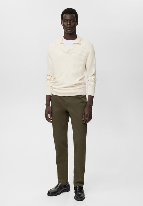 MANGO - Pantalon Barna - Khaki