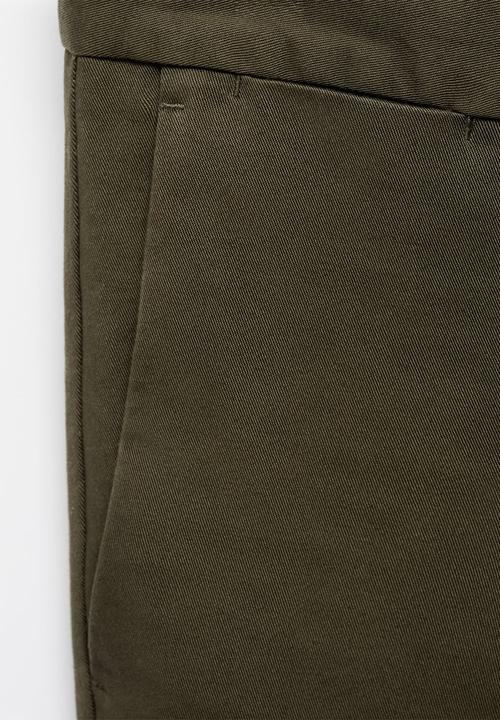 MANGO - Pantalon Barna - Khaki
