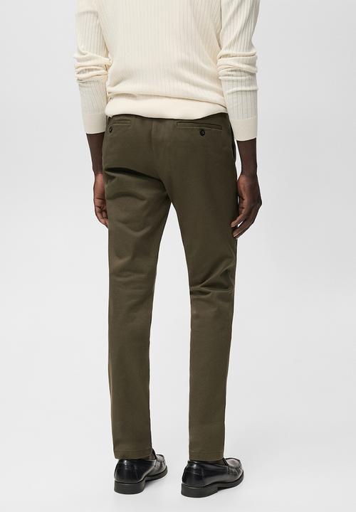 MANGO - Pantalon Barna - Khaki