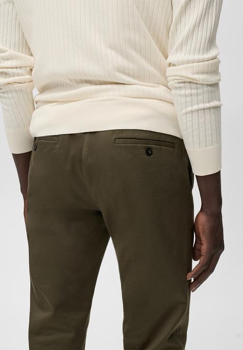 MANGO - Pantalon Barna - Khaki